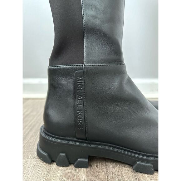 MICHAEL KORS RIDLEY BLACK OVER THE KNEE BOOT - Picture 3 of 11
